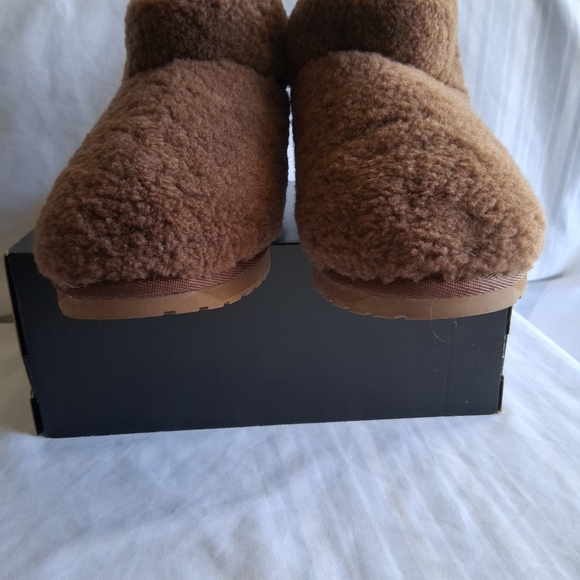 Emu Australia Tan Shearling Boots Size W6.M5 - Picture 9 of 14